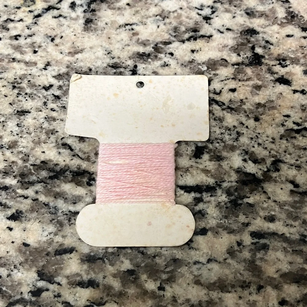 Pink Lands' End Cotton Thread